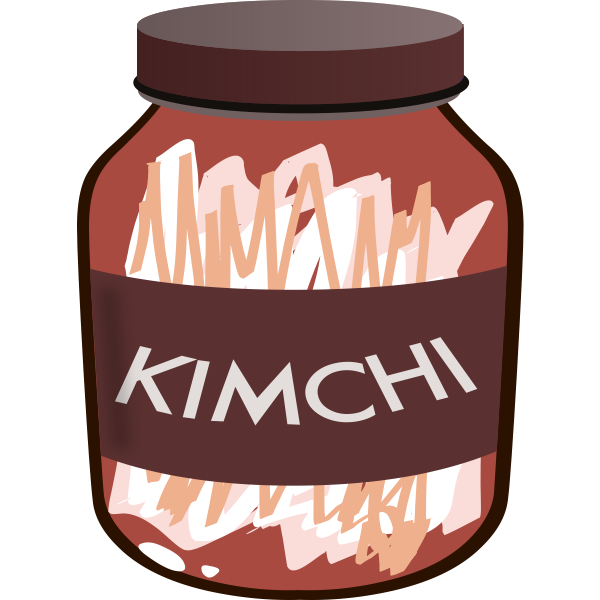 SVG kimchi jar