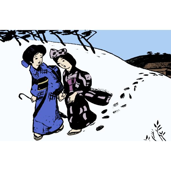 SVG Kimono Sisters