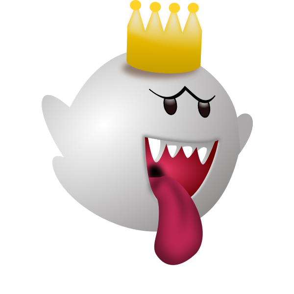 SVG king boo