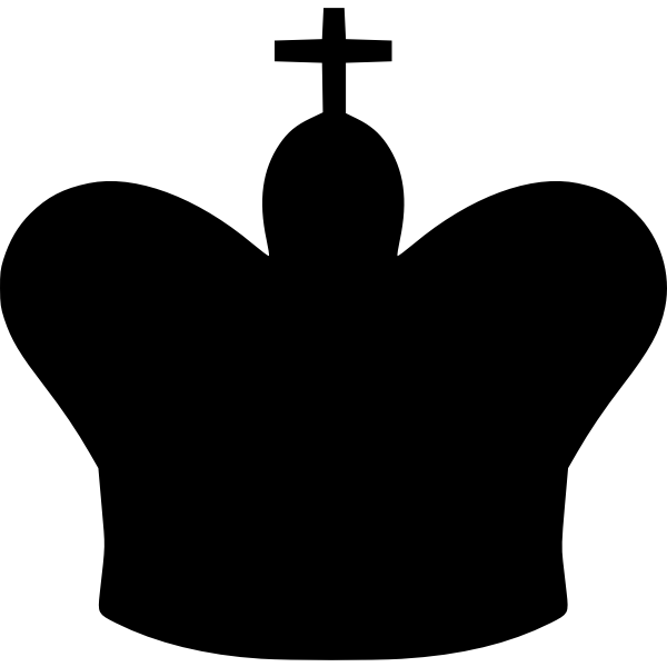SVG King chess piece
