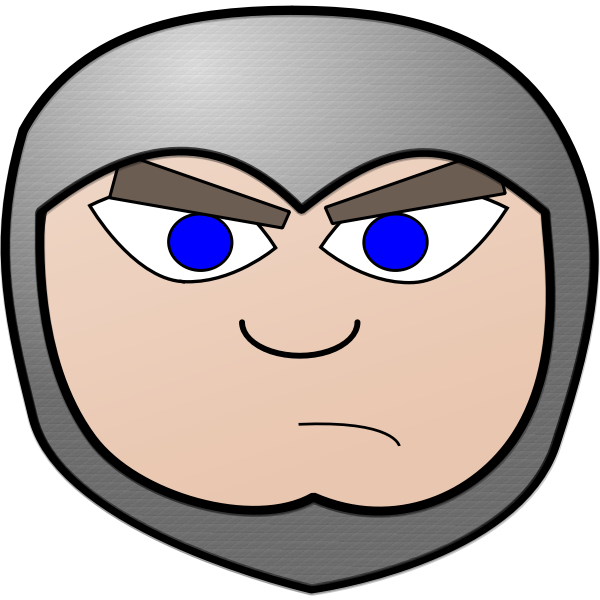 SVG Kinght039s head image