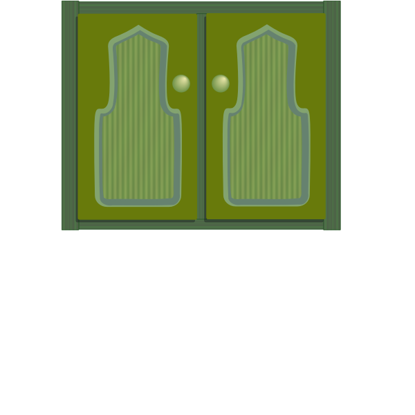 SVG kitchen cupboard