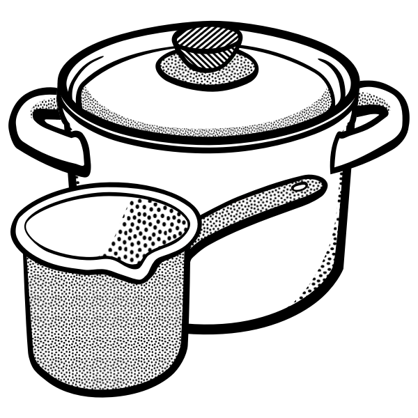 SVG Kitchen pots
