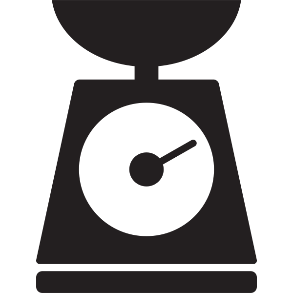 SVG Kitchen scale icon