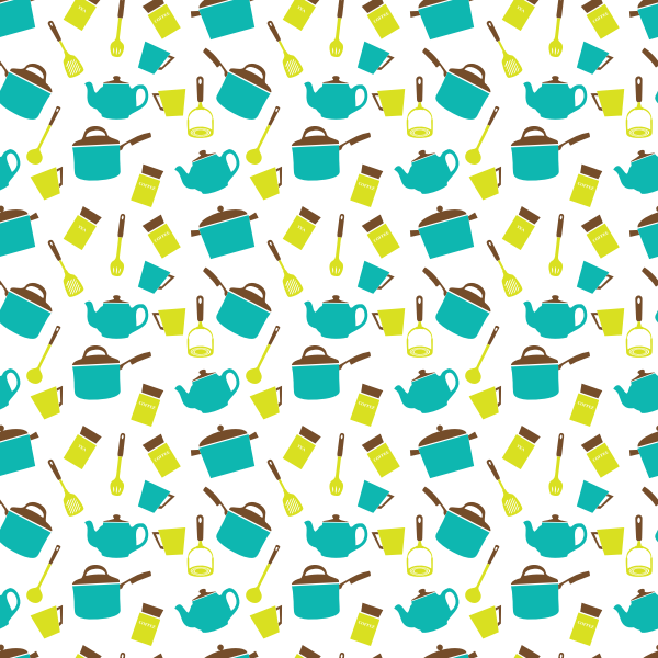 SVG Kitchen utensils wallpaper vector clip art