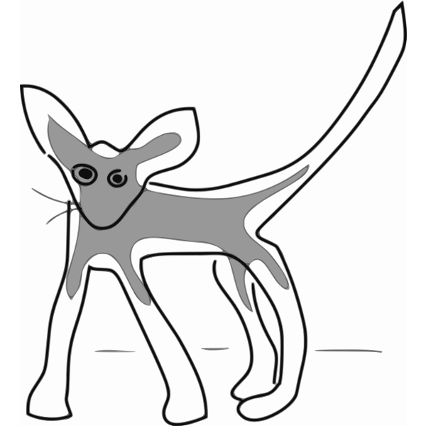 SVG kitten