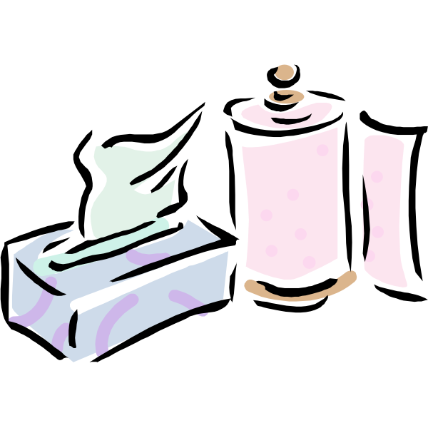 SVG Kleenex box and household paper