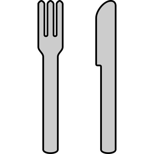 SVG Knife and fork
