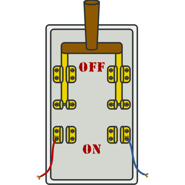 SVG Knife switch off