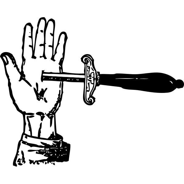 SVG knife trick
