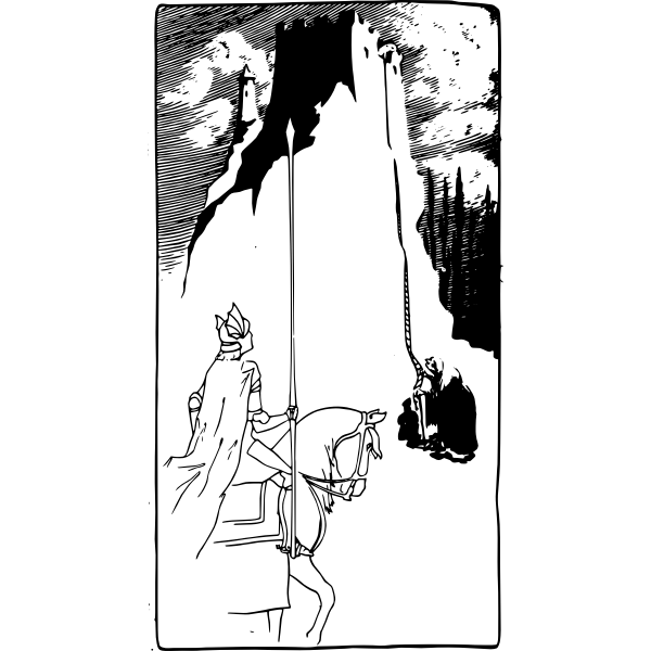 SVG Knight and Castle