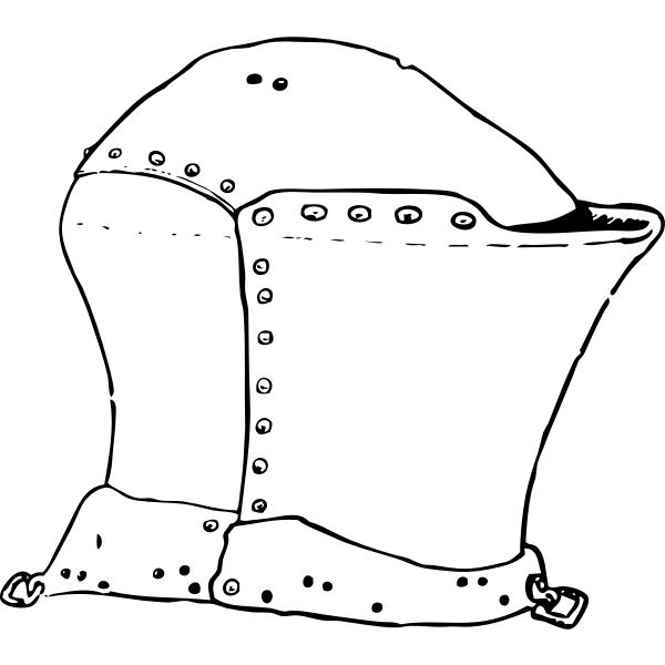 SVG Knight helmet 3