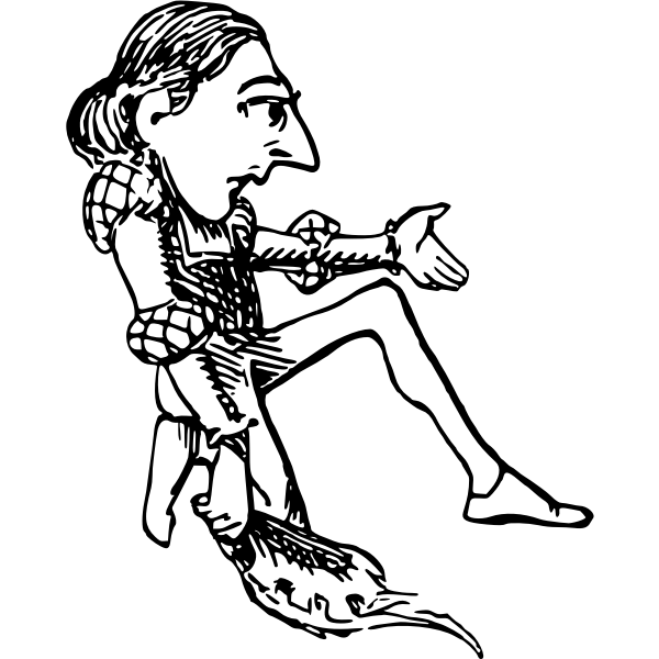 SVG Knight kneeling