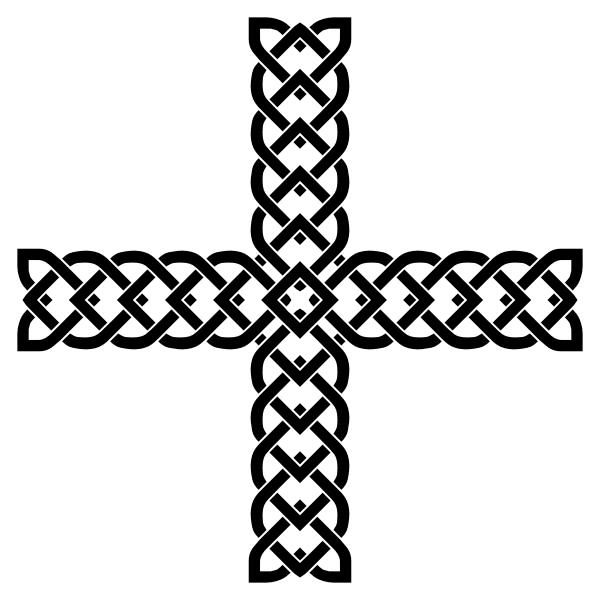 SVG Knitted cross