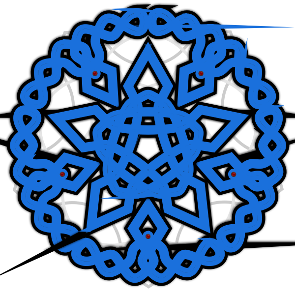 SVG Knitting decoration vector image