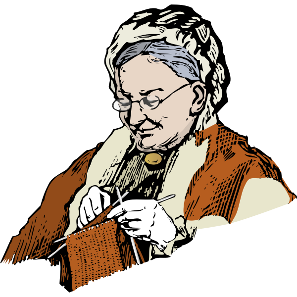 SVG Knitting Granny