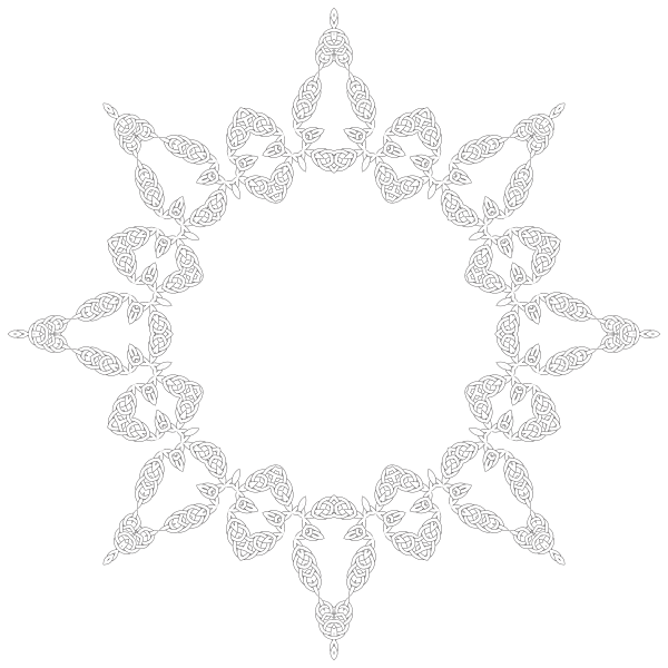 SVG Knot frame