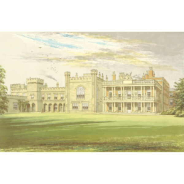 SVG Knowsley Hall vector image