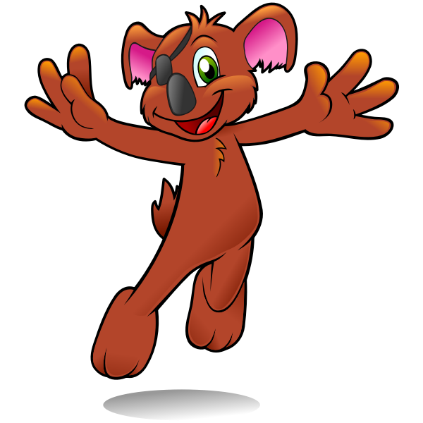 SVG Koala blind