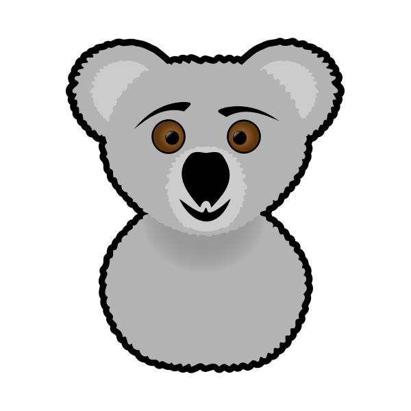SVG Koala vector illustration