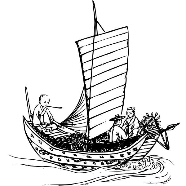 SVG Korean boat