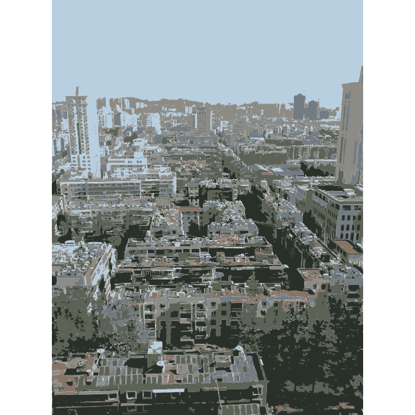 SVG Kunming Yunnan China city view