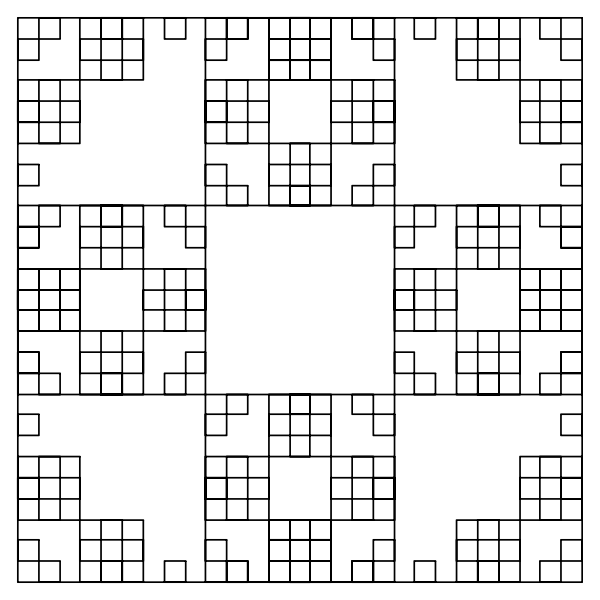 SVG L-System Fractal Square