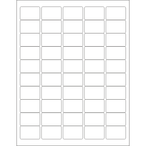 SVG Label template vector image
