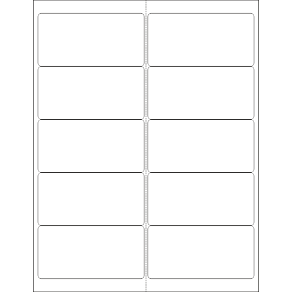 SVG Label vector template WL-125