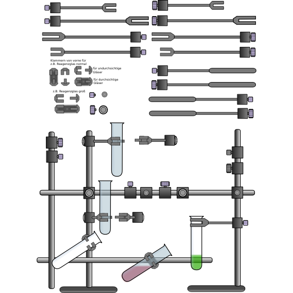 SVG Laboratory support stands
