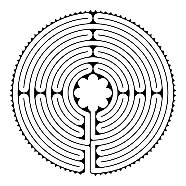 SVG Labyrinth mystery