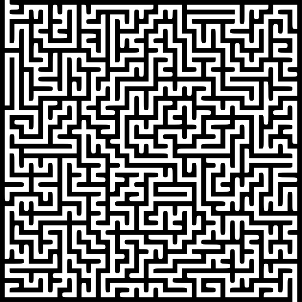 SVG Labyrinth puzzle