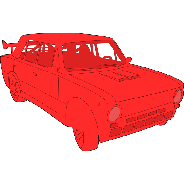 SVG Lada car vector image