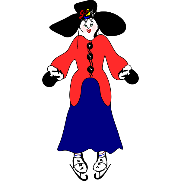 SVG lady
