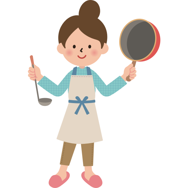 SVG Lady and A Frying Pan