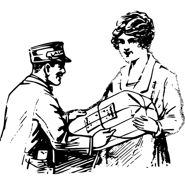 SVG Lady and Package