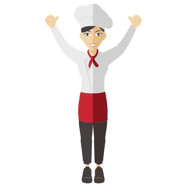 SVG Lady chef