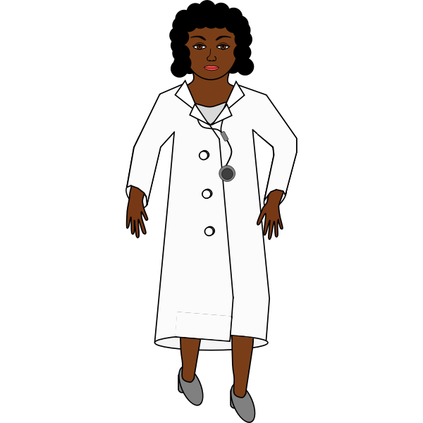 SVG Lady doctor image