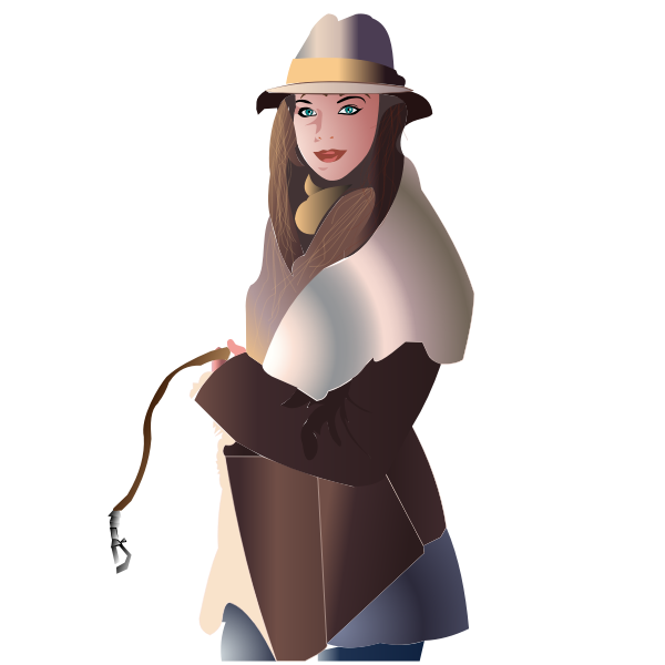 SVG Lady farmer