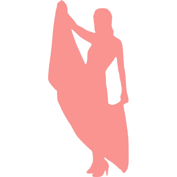 SVG Lady in long dress