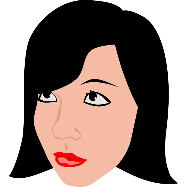 SVG Lady looking up