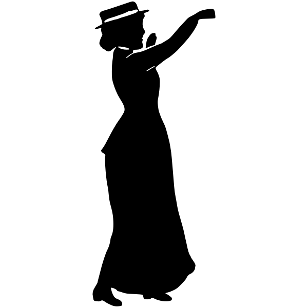 SVG Lady waving