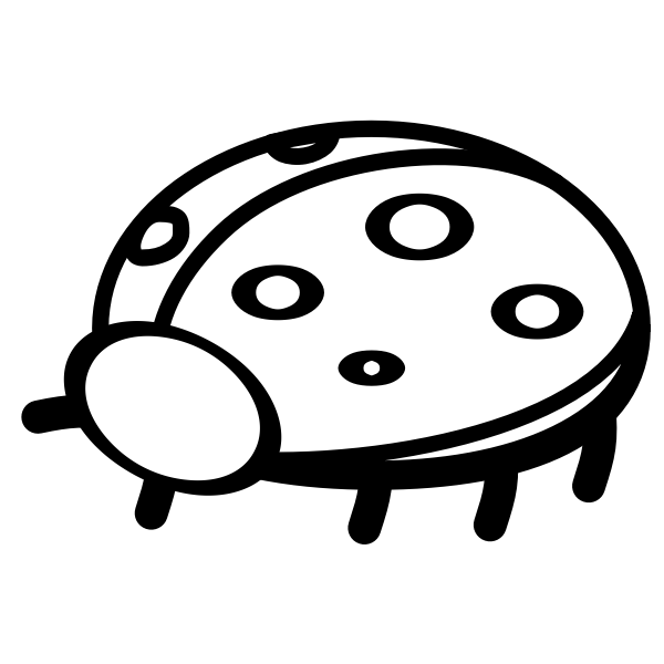 SVG Ladybug drawing