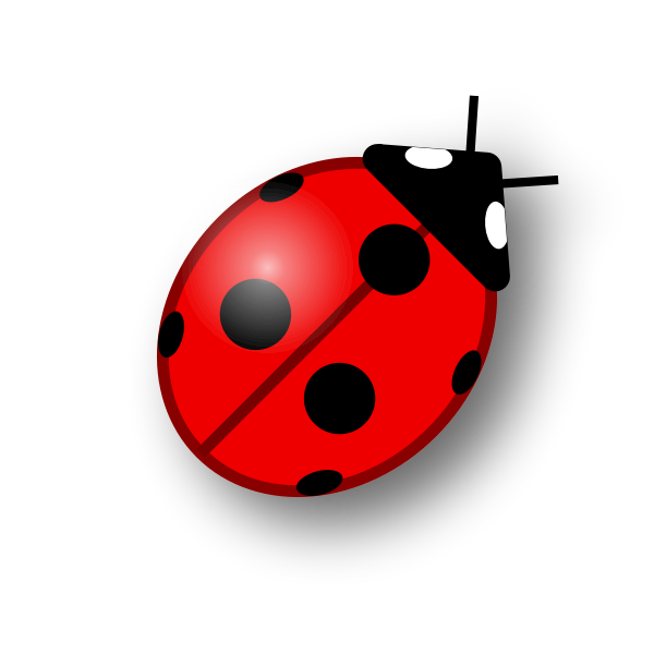SVG Ladybug vector symbol
