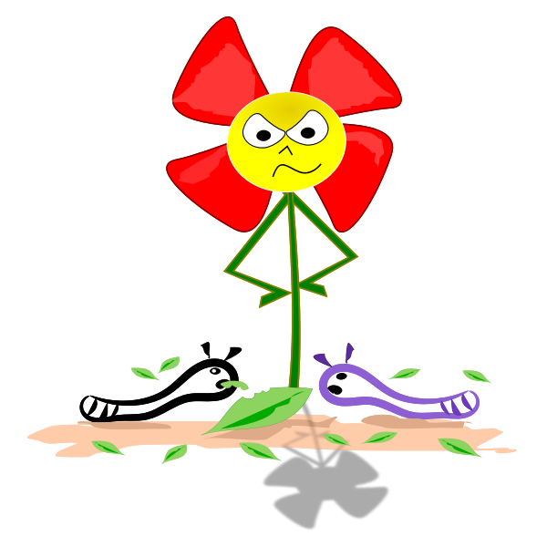 SVG lagartas clip art spring