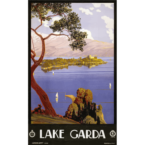 SVG Lake Garda Poster