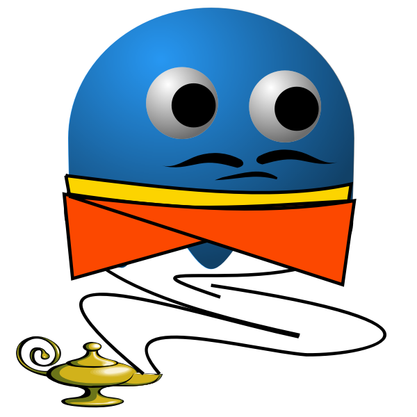 SVG Lamp genie