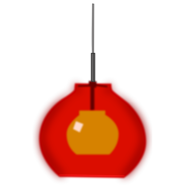 SVG Lamp in the window
