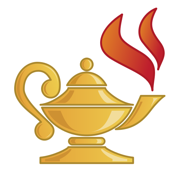SVG Lamp of knowledge