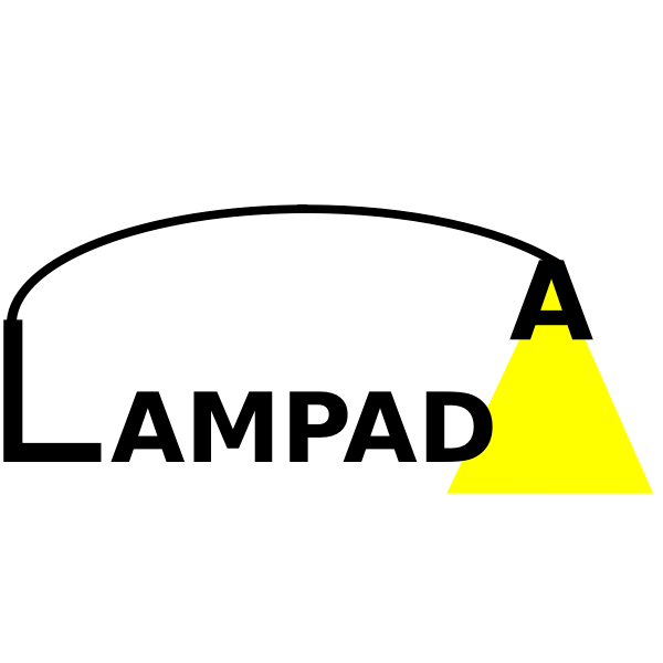 SVG Lamp word in Italian